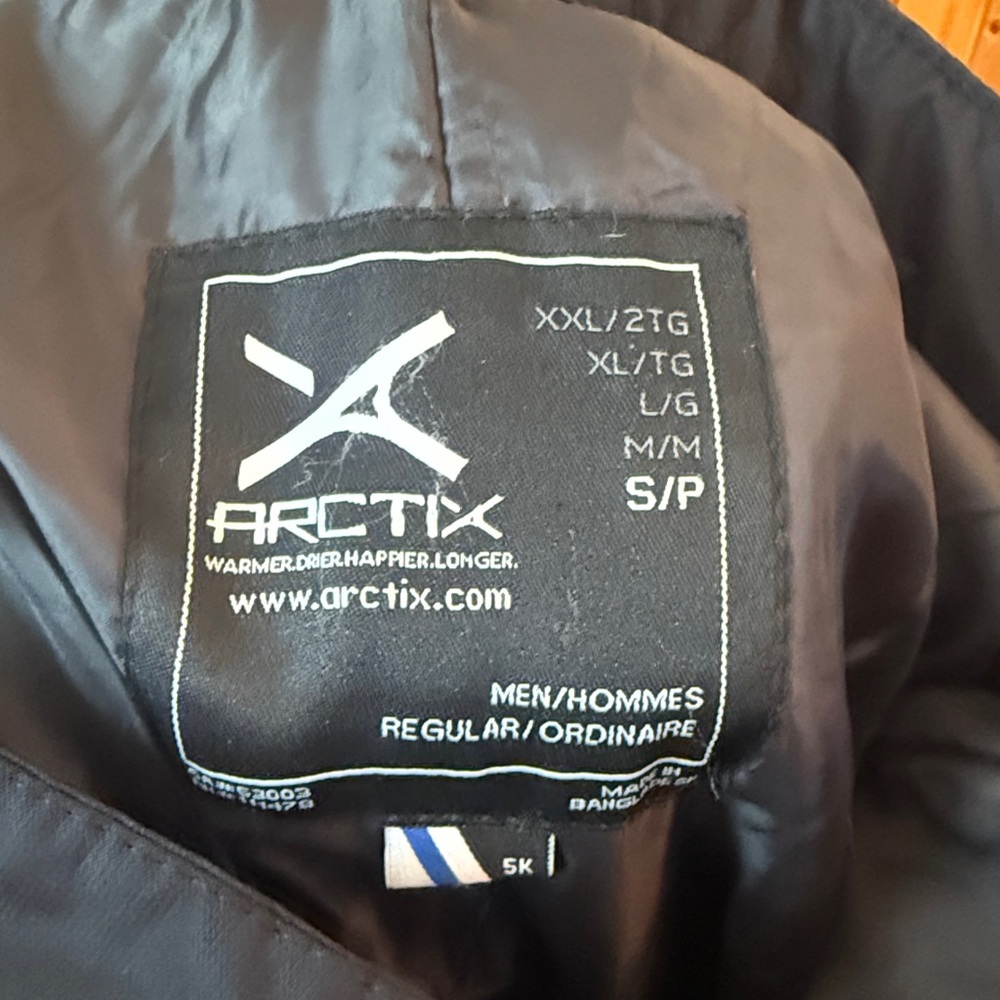 Arctix Men's Black Snow Pants size small snowboard winter pants - Picture 6 of 6